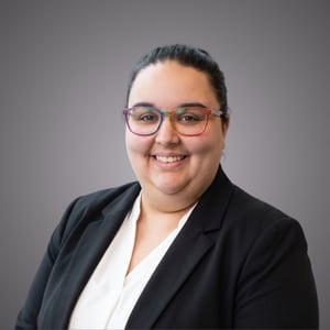un portrait de Jessica Dupras chez Communications Pomerleau